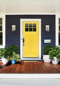 front door ideas yellow